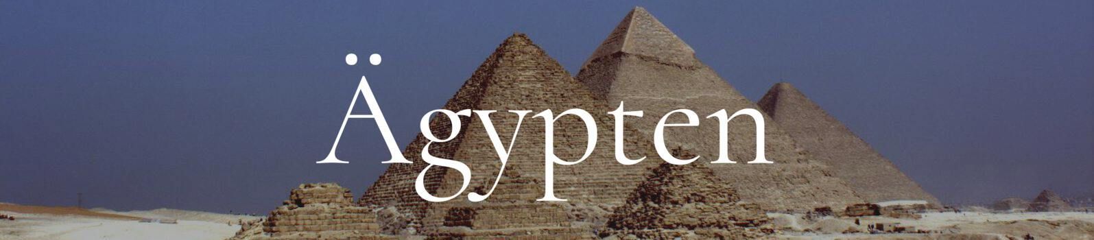 Banner Ägypten Pyramiden